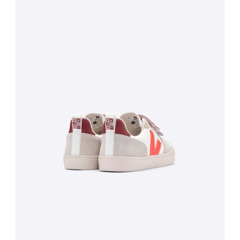 Veja V-10 X BONTON Tenisky Detske White/Orange | SK 842EBC